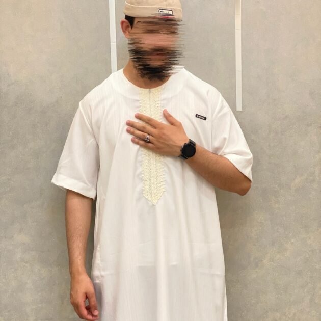 عباية المتقن البيضاء