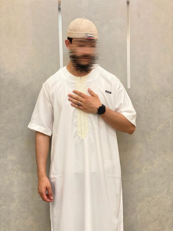 عباية المتقن البيضاء